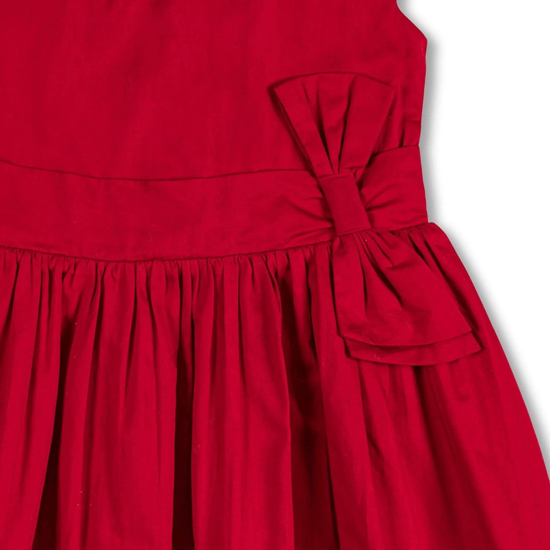 Party Dress - Red Sateen