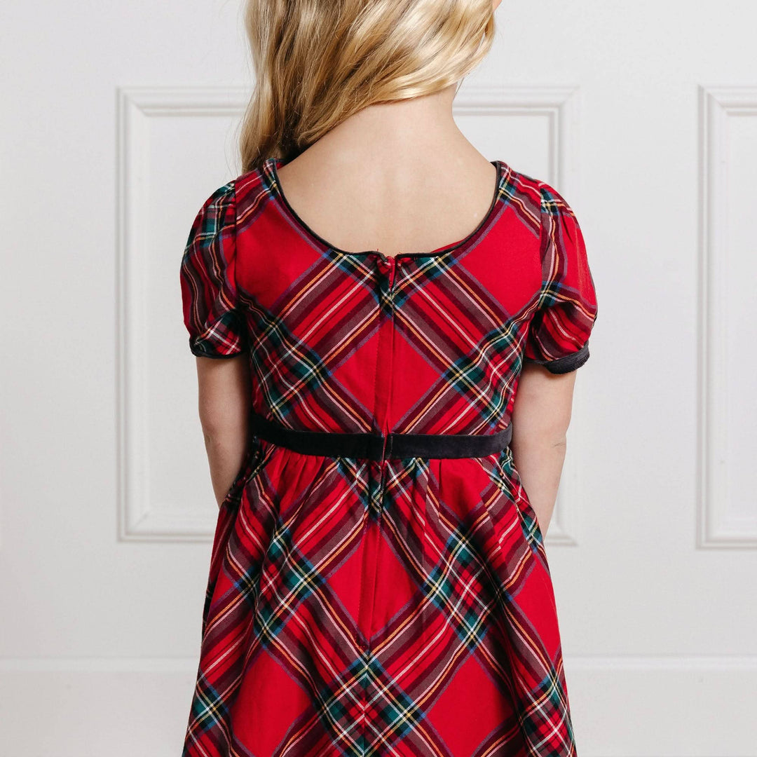Party Dress - Red Holiday Tartan