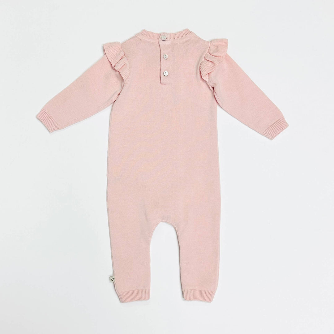 Milan Floral Jumpsuit: Blush