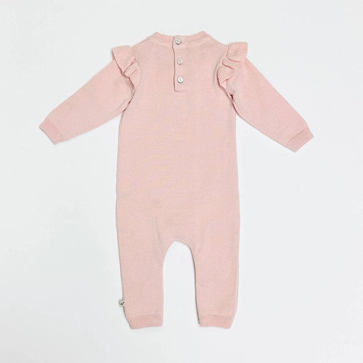 Milan Floral Jumpsuit: Blush