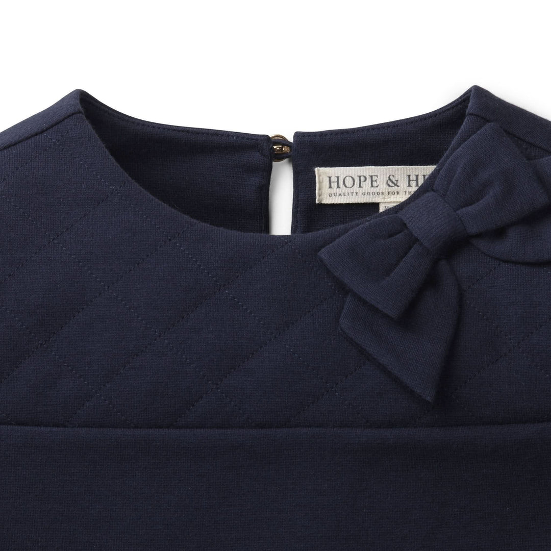 Quilted Ponte Riding Dress - Baby