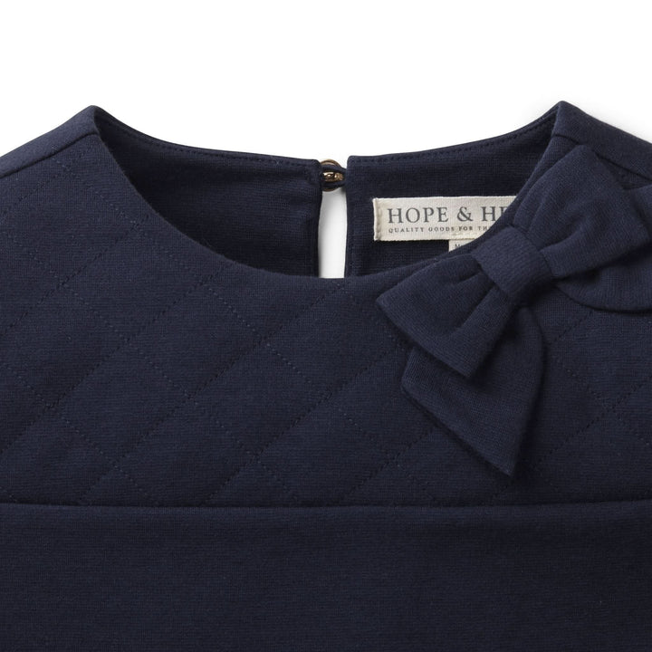 Quilted Ponte Riding Dress - Baby