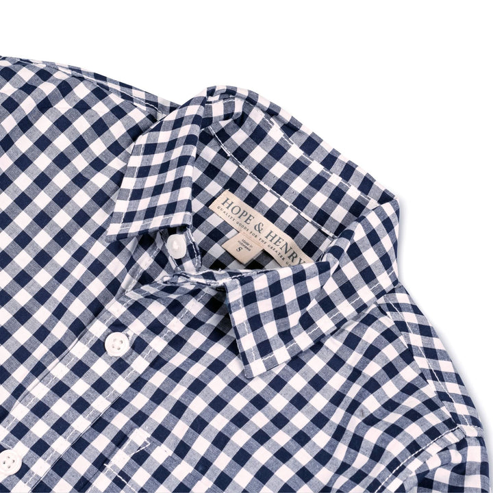 Organic Stretch Poplin Roll-Up Shirt - Baby
