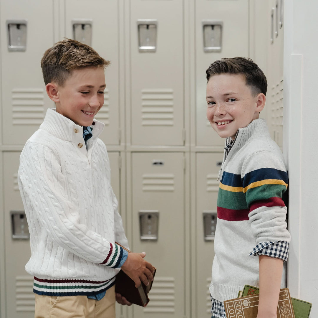 Organic Half Zip Sweater - Baby
