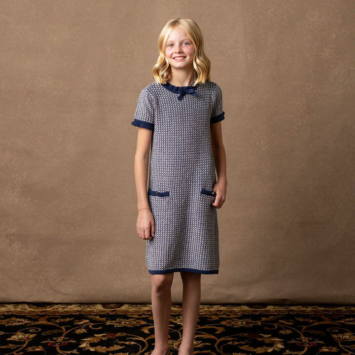 Organic Ruffle Edge Sweater Dress - Baby