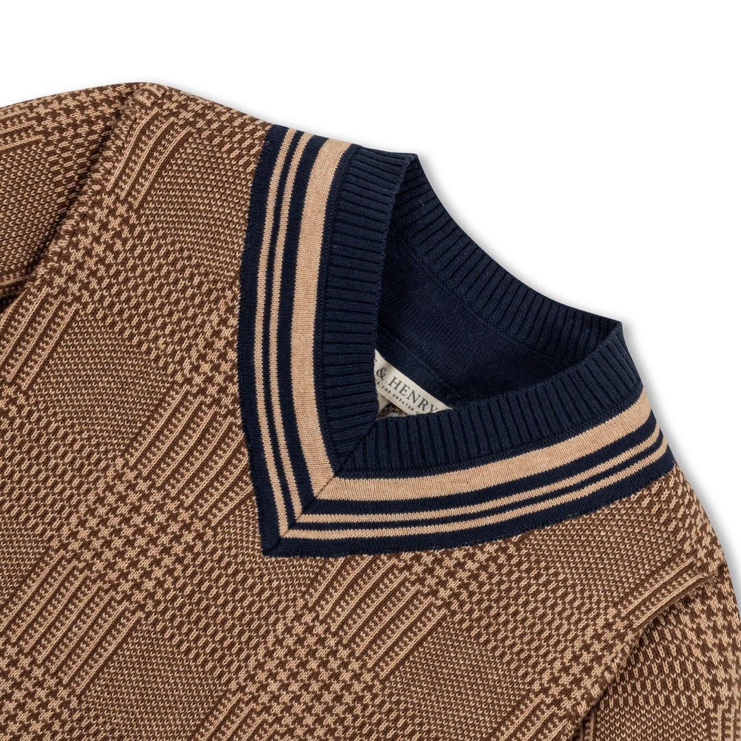 Organic Intarsia Cricket Sweater - Baby