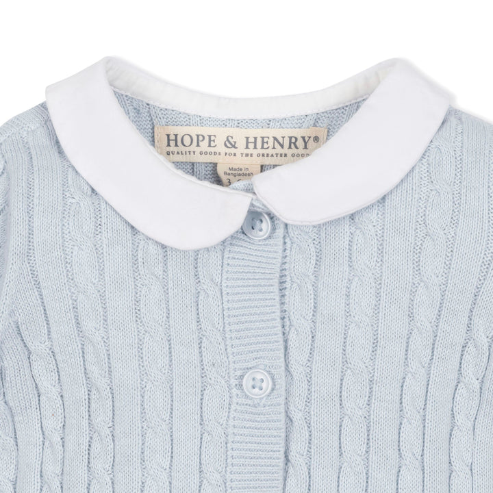 Organic Peter Pan Collar Sweater Romper