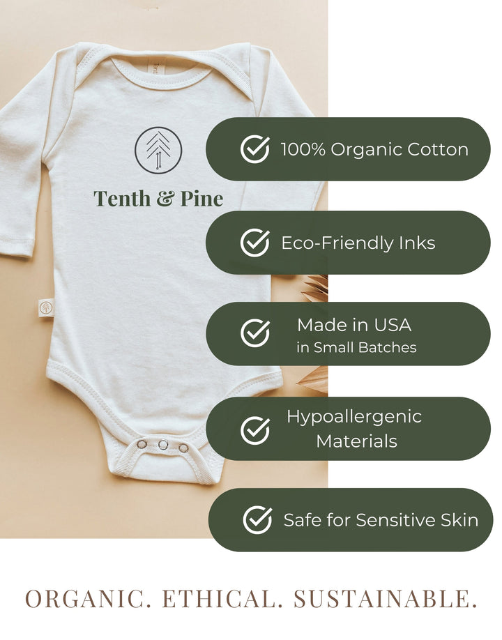 Mama's Little Love Organic Bodysuit Long Sleeve