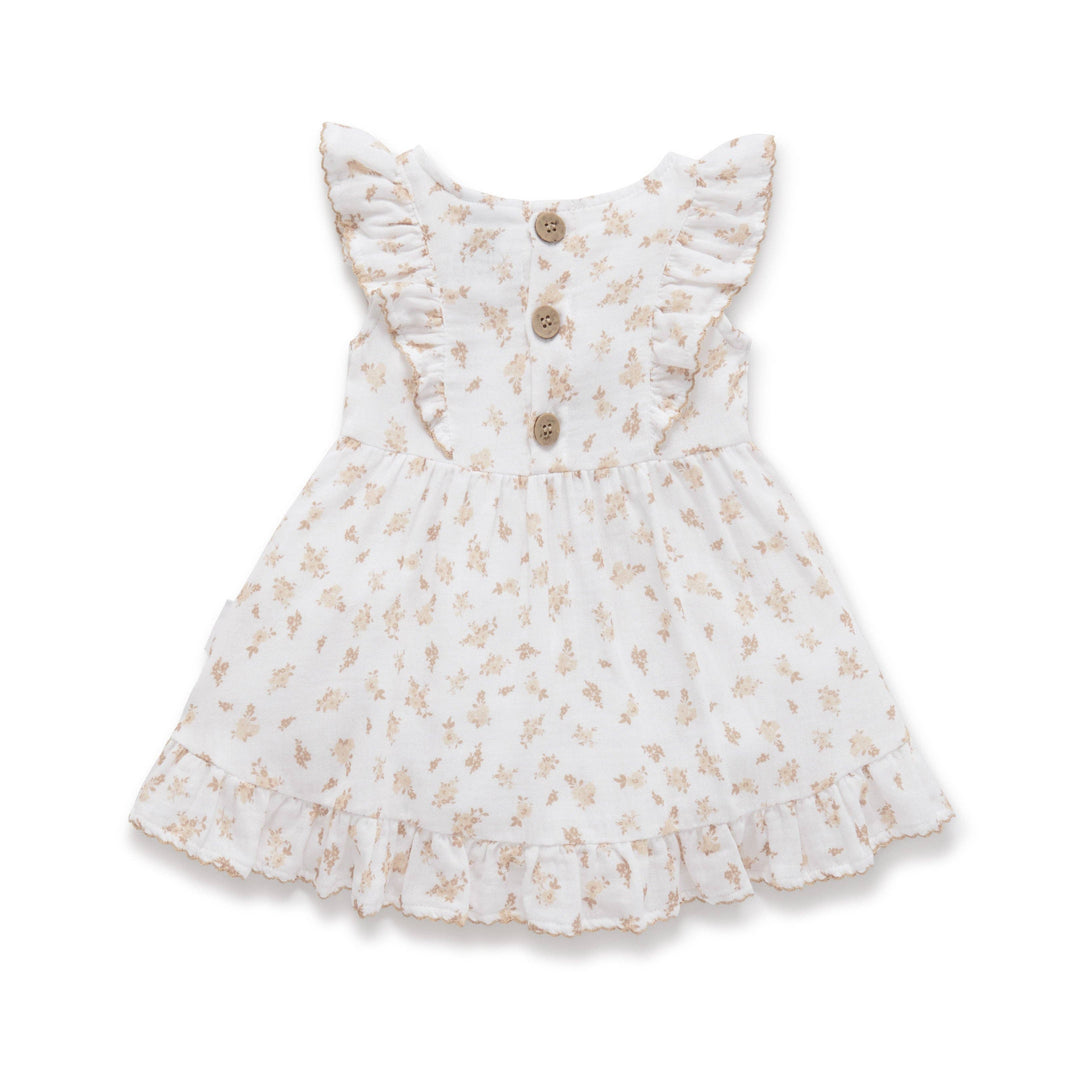 Sable Floral Muslin Dress