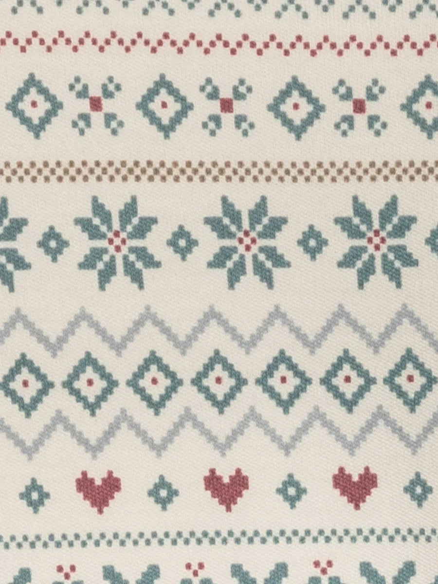 Long Sleeve Jammies - Fairisle / Teal