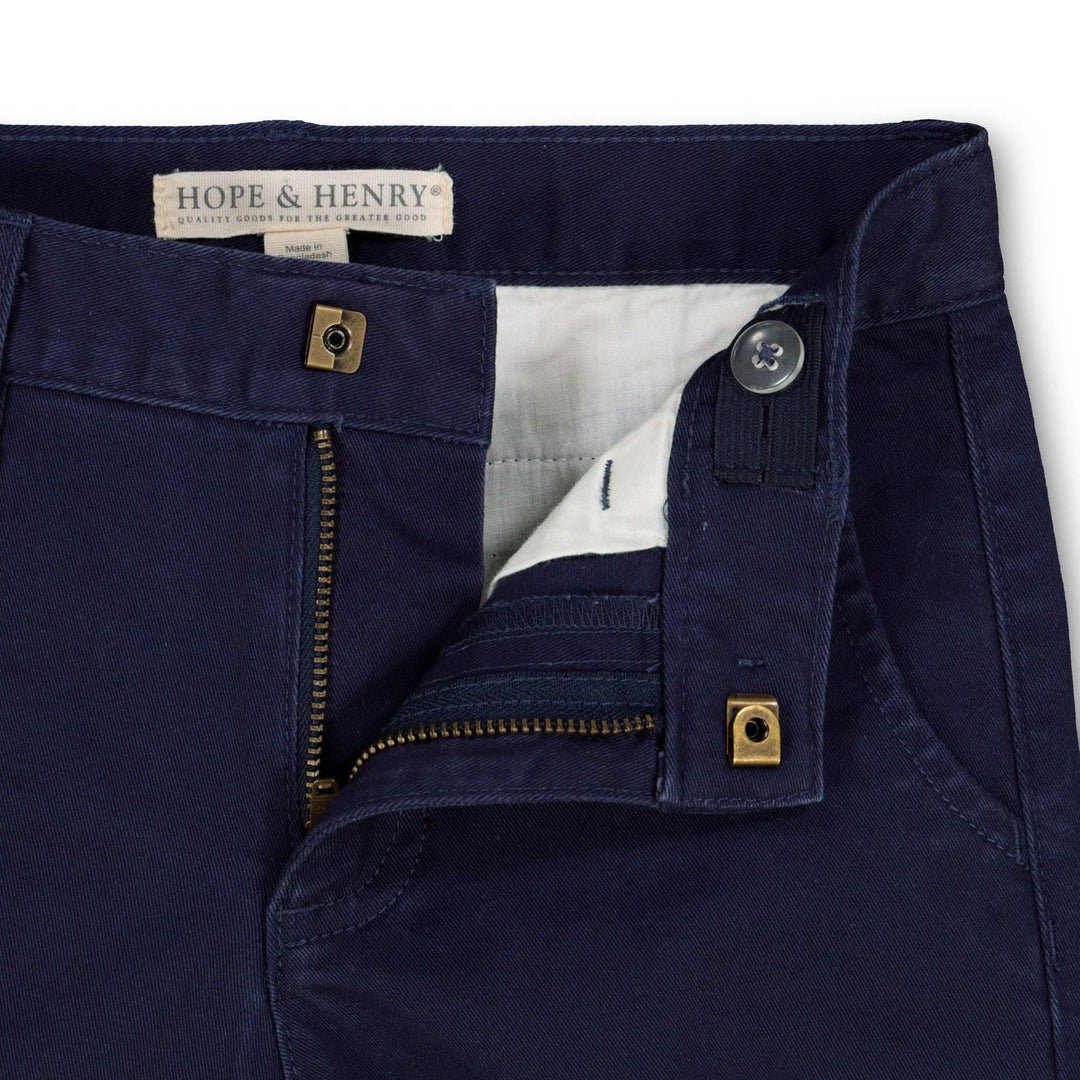 Stretch Twill Chino: Navy