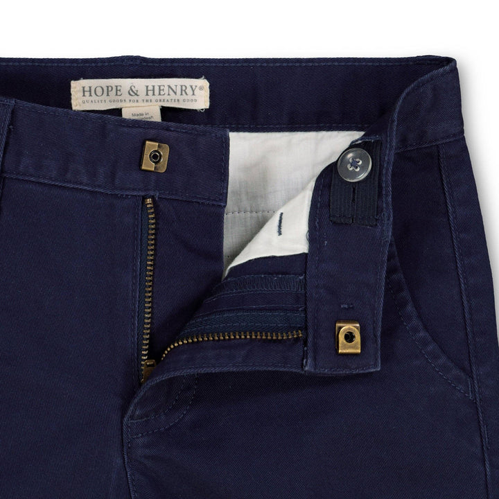 Stretch Twill Chino: Navy