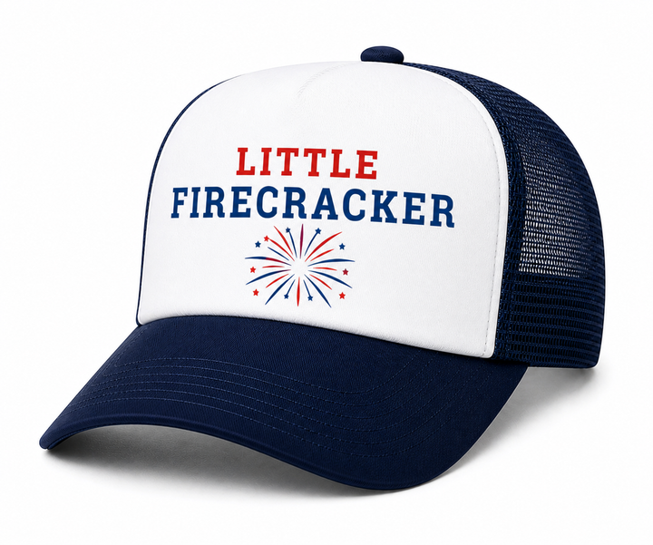 Little Firecracker Toddler Trucker Hat - Wholesale
