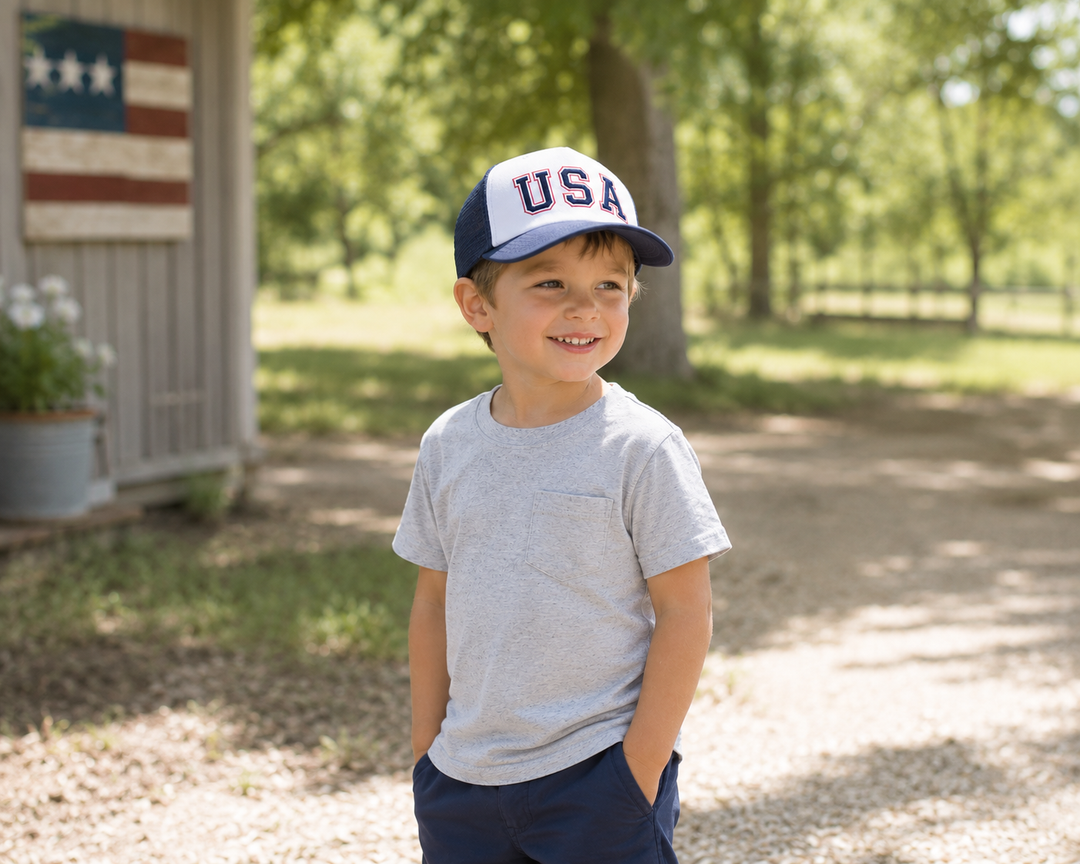 USA Toddler Trucker Hat - Wholesale