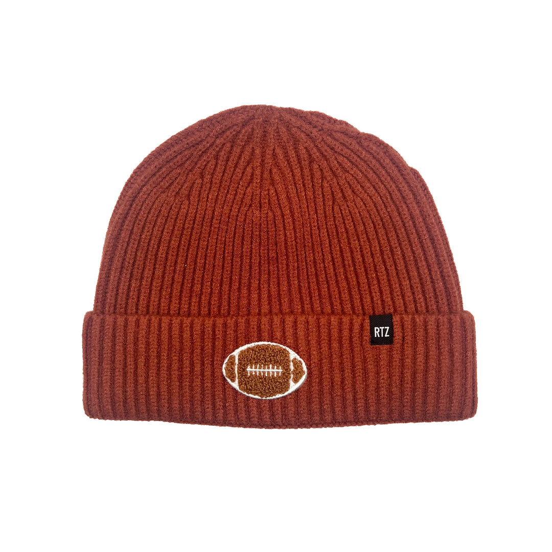 Football Patch Beanie