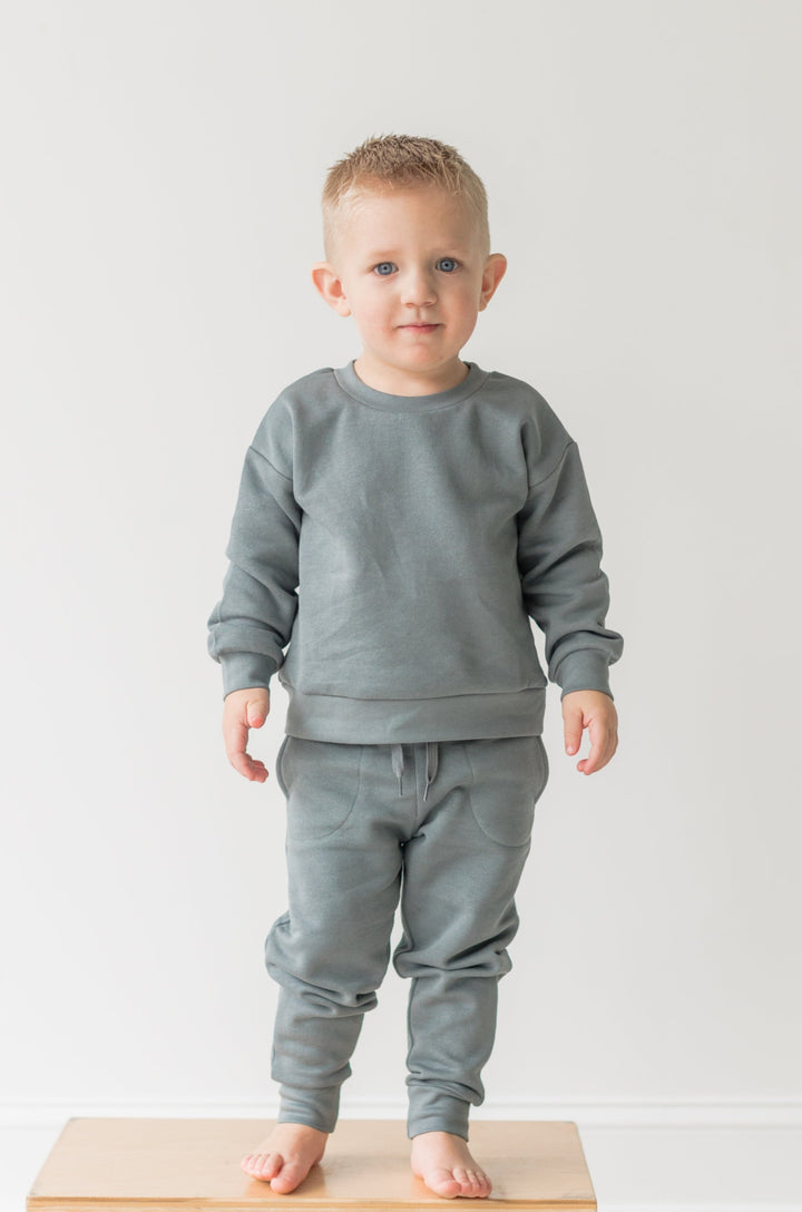 Kelly Fleece & Jogger Set - Agave
