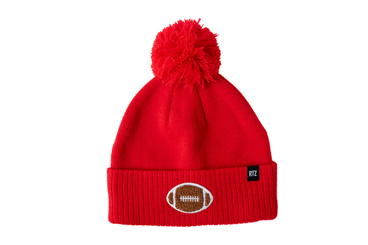 Football Patch Pom Pom