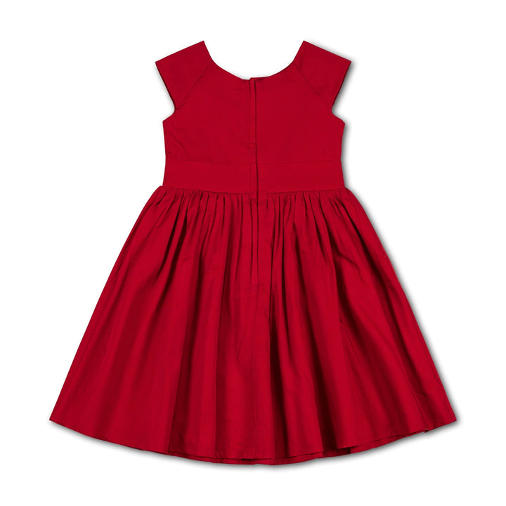 Party Dress - Red Sateen