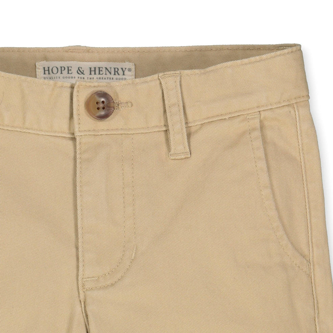 Stretch Twill Chino: Khaki
