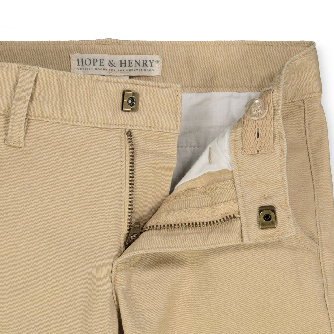 Stretch Twill Chino: Khaki