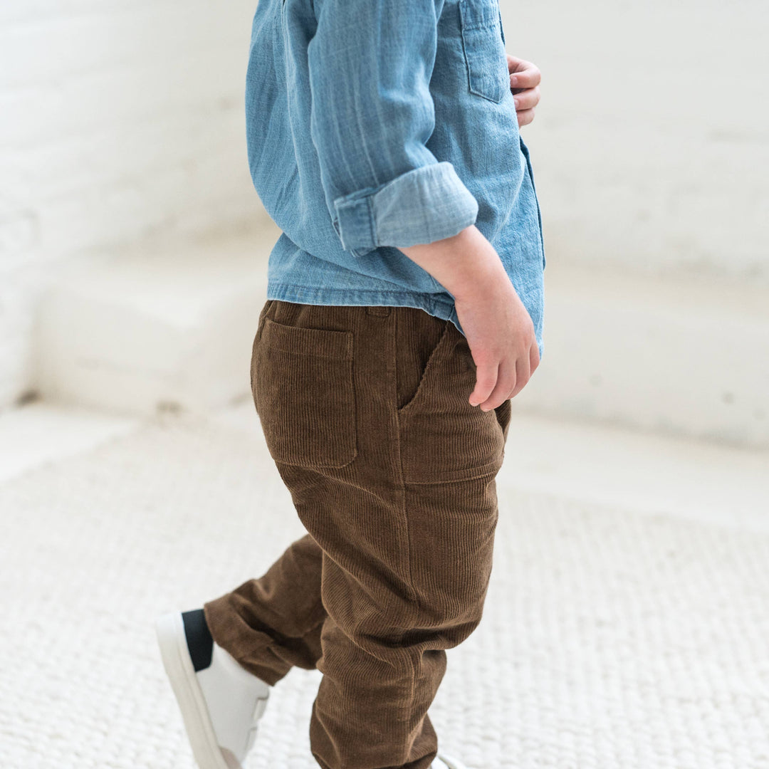 Kent Corduroy Pant - Sepia